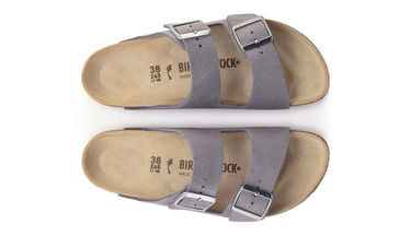 Superge in čevlji Birkenstock Arizona Suede Leather Siva | 1024178, 5