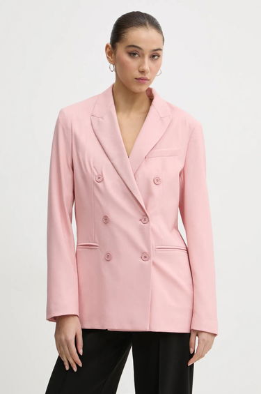 Jakna Fiorucci Fiorucci Double-Breasted Blazer Roza | W01FMBDO059WO01PN02, 0