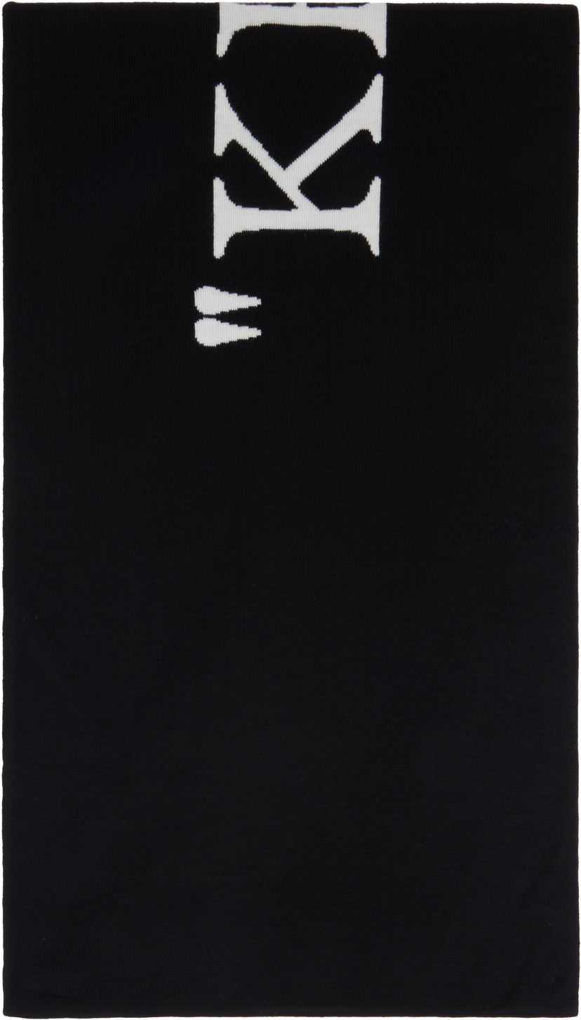 Šala Off-White Scarf Črna | OWMA068F24KNI0011001