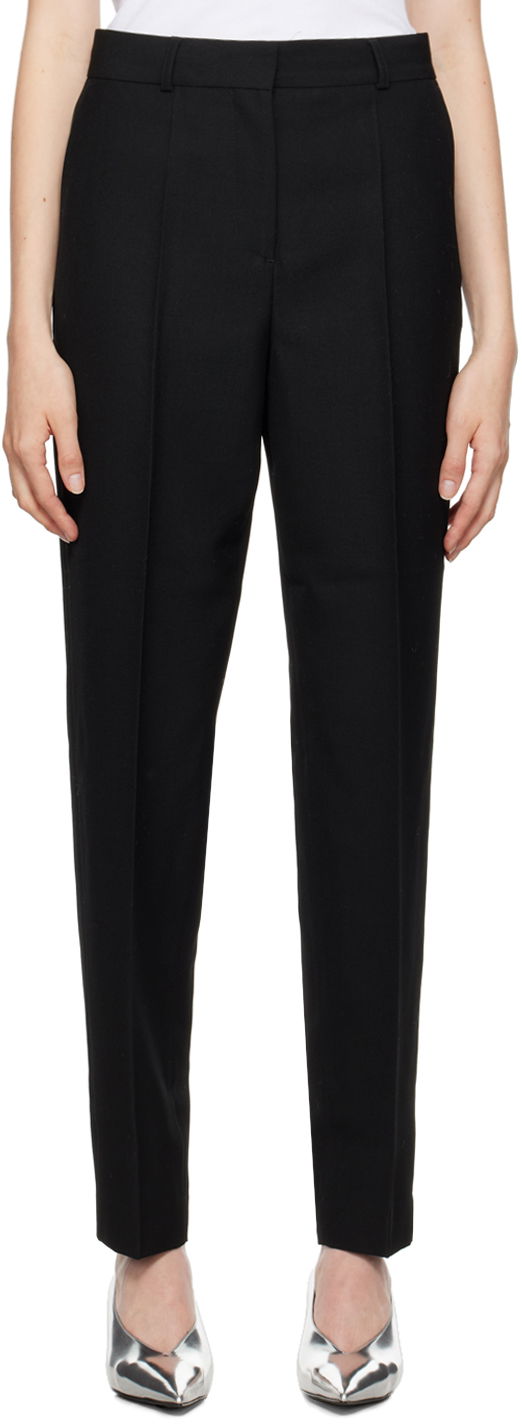 Hlače TOTEME Low-Waist Tailored Trousers Črna | 244-WRB0228-FB0026