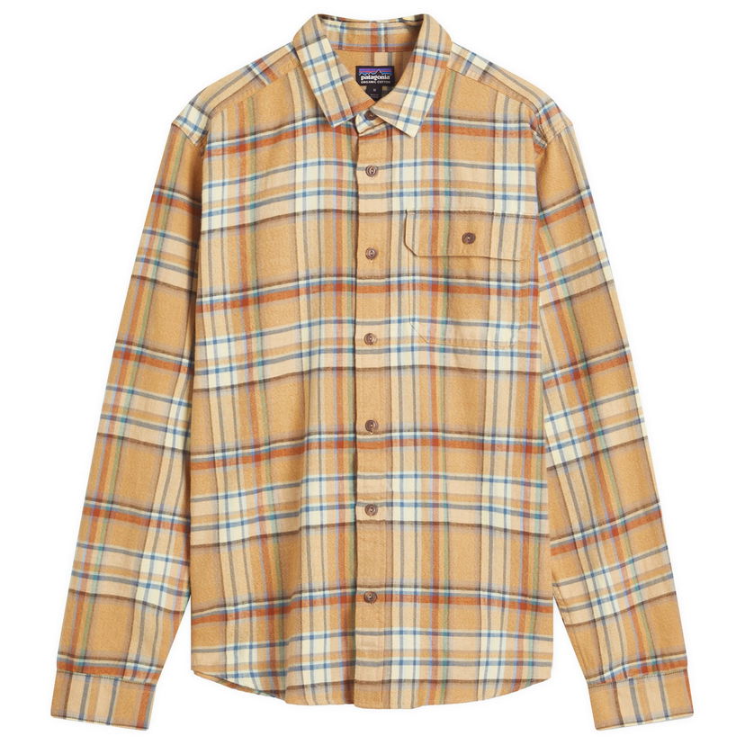 Srajce Patagonia Lightweight Fjord Flannel Shirt, Size Large Bež | 42410-DMBT