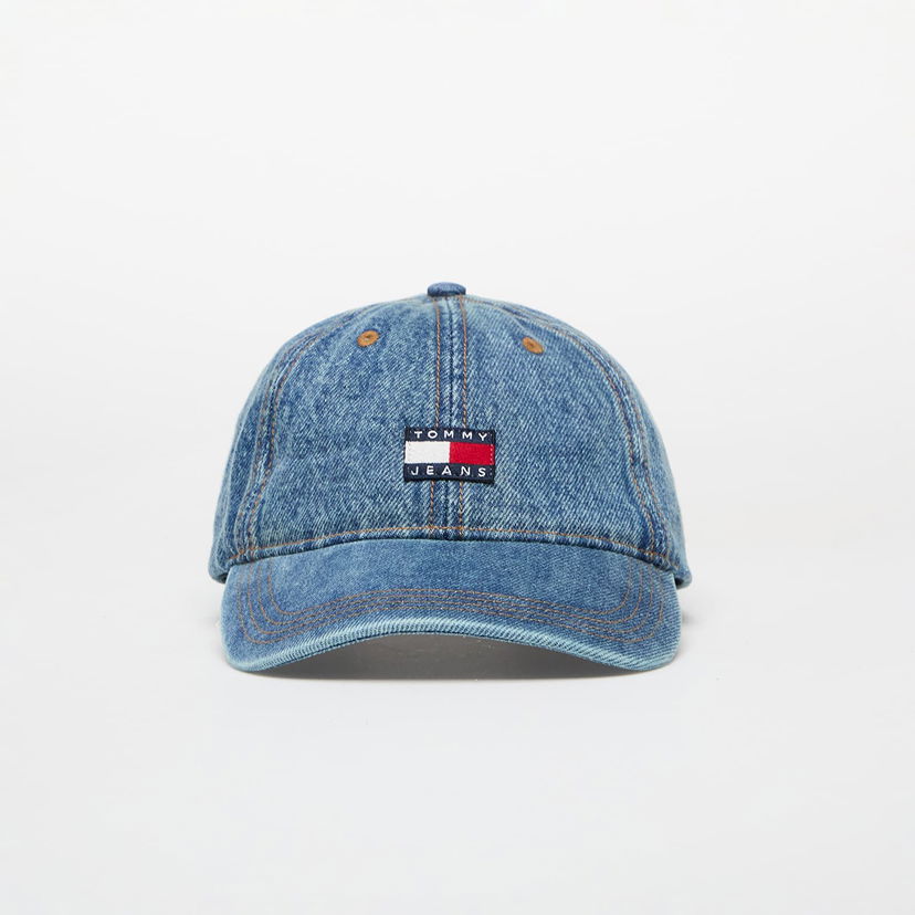 Kapa Tommy Hilfiger Tommy Jeans Heritage Mid Denim Cap Modra | AM0AM13288 1A4