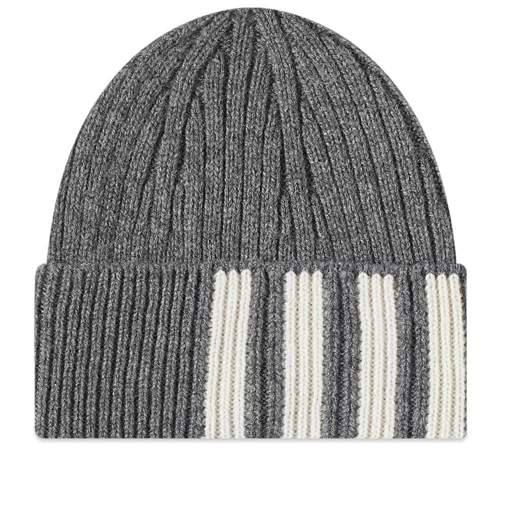 Beanie Thom Browne Cashmere 4 Bar Beanie Siva | MKH009A-00011-035, 0