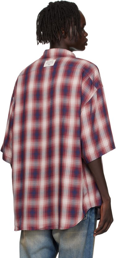 Srajce Acne Studios Acne Studios Checked Button-Up Shirt Rdeča | CB0116-, 2