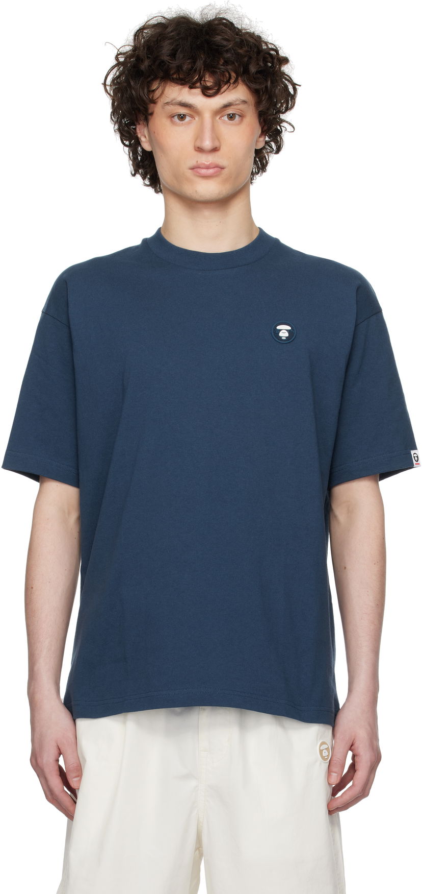 Majica AAPE by A Bathing Ape AAPE by A Bathing Ape 'AAPE Now' T-Shirt Modra | AAPTEM1598XXNNYX