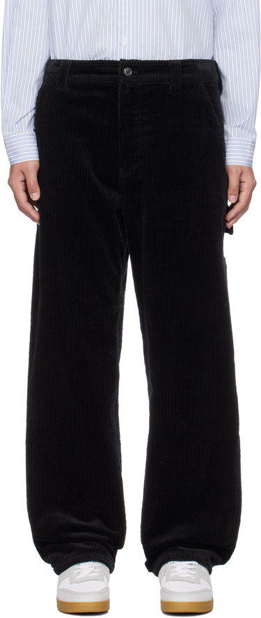 Cargo hlače A.P.C. A.P.C. Fergus Corduroy Pants Črna | COHDW-M08500, 0