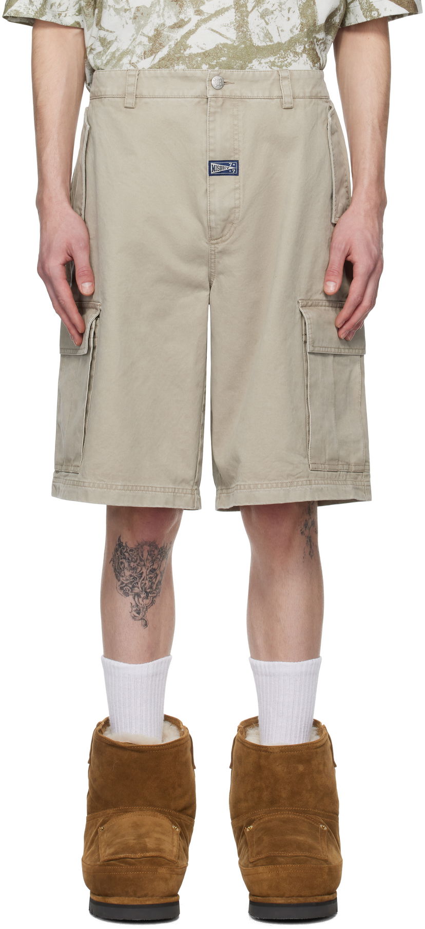 Kratke hlače MISBHV MISBHV Perfect Cargo Shorts Bež | 250M352