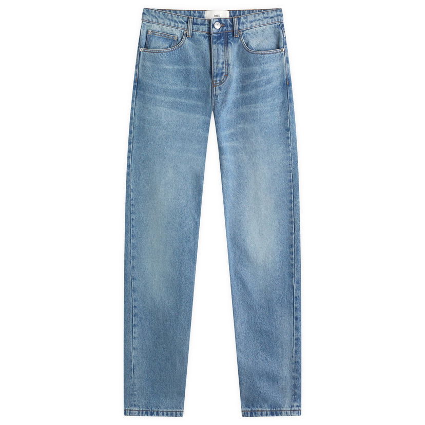 Kavbojke AMI AMI Paris Classic Fit Jeans 28" Modra | HTR001-DE0046-480