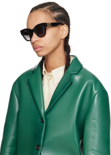 Sončna očala Miu Miu Miu Miu Cat-Eye Sunglasses Črna | 0MU 01YS 8056597782418, 3