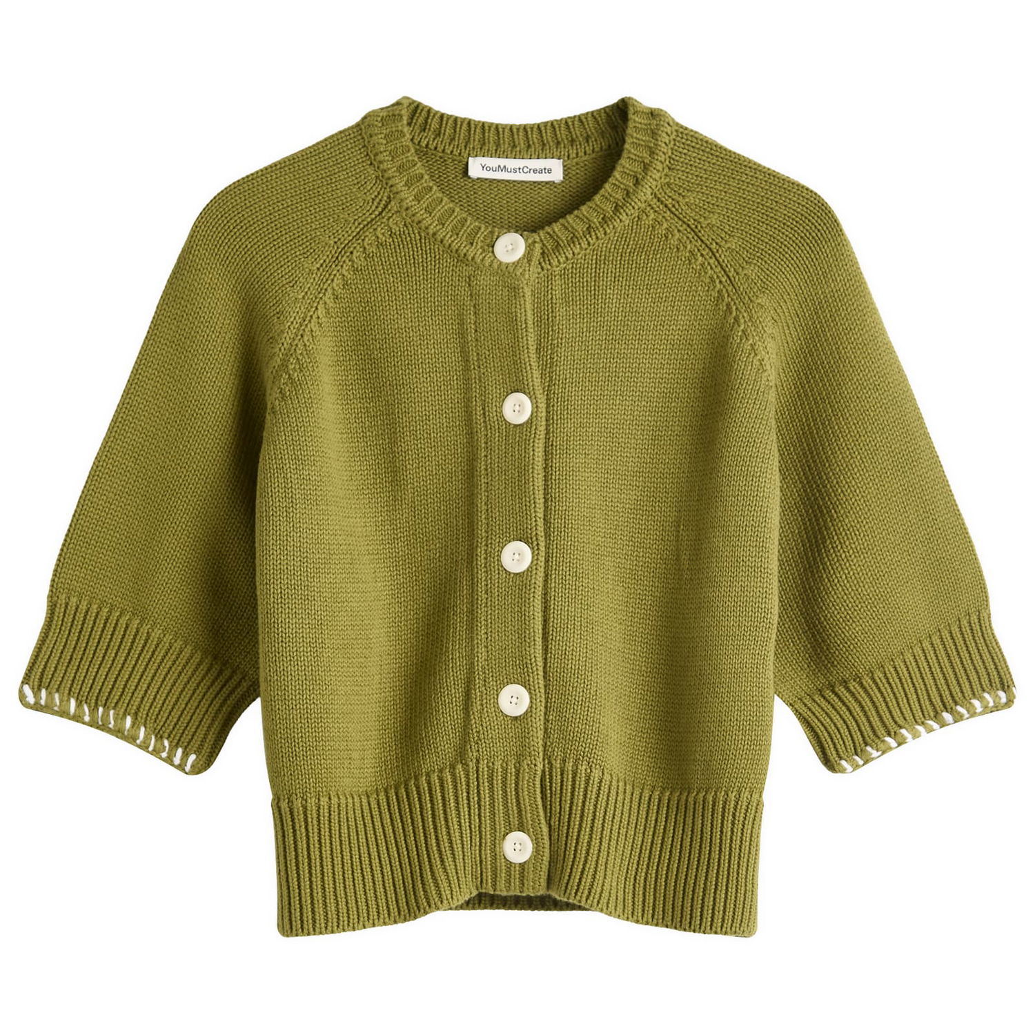 Pleteni pulover YMC YMC Kwai Knit Cardigan, Size Medium Zelena | Q8YMA-30, 1