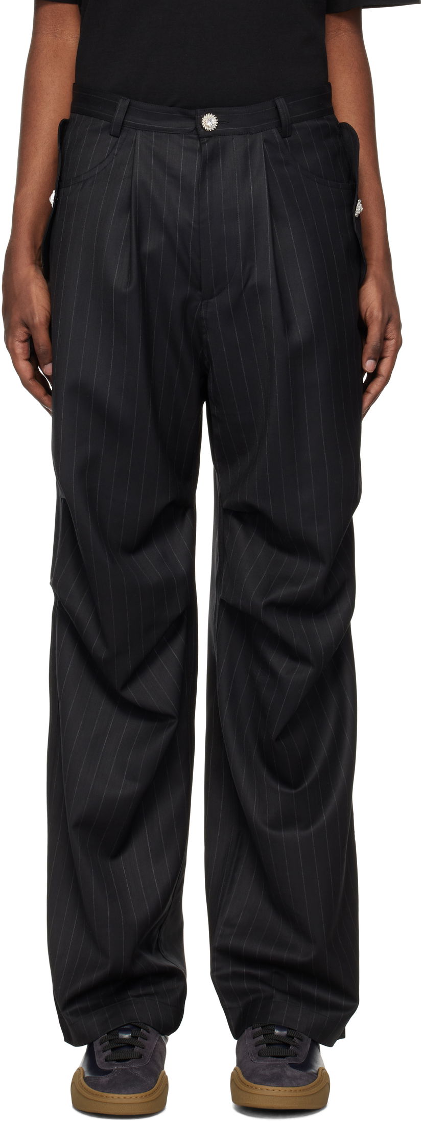 Hlače Bluemarble Parachute Trousers Črna | PA59 WO22B24 GRE