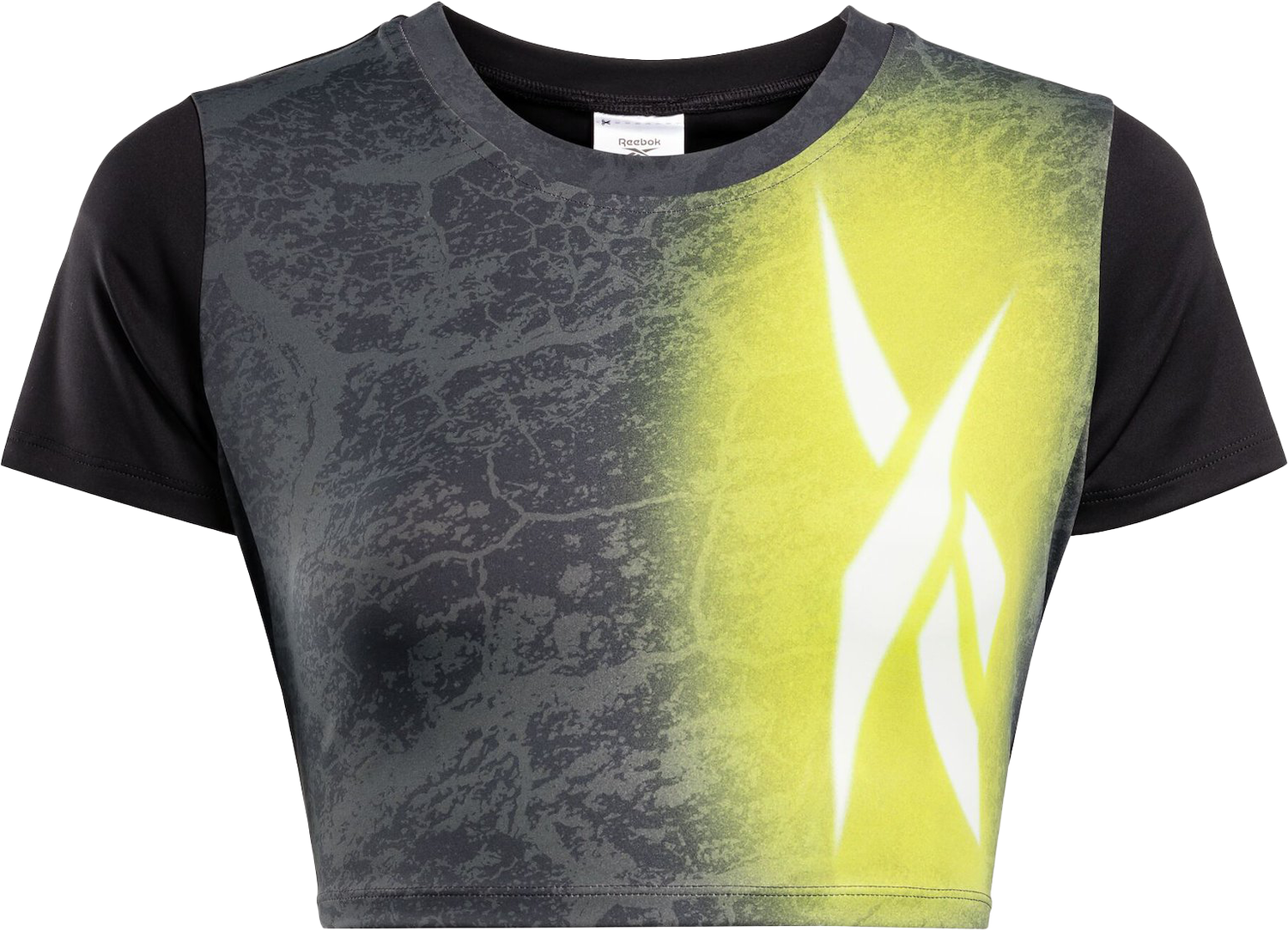 Krop-top Reebok Reebok Lux Bold Cropped T-Shirt Večbarvna | 100205571, 1