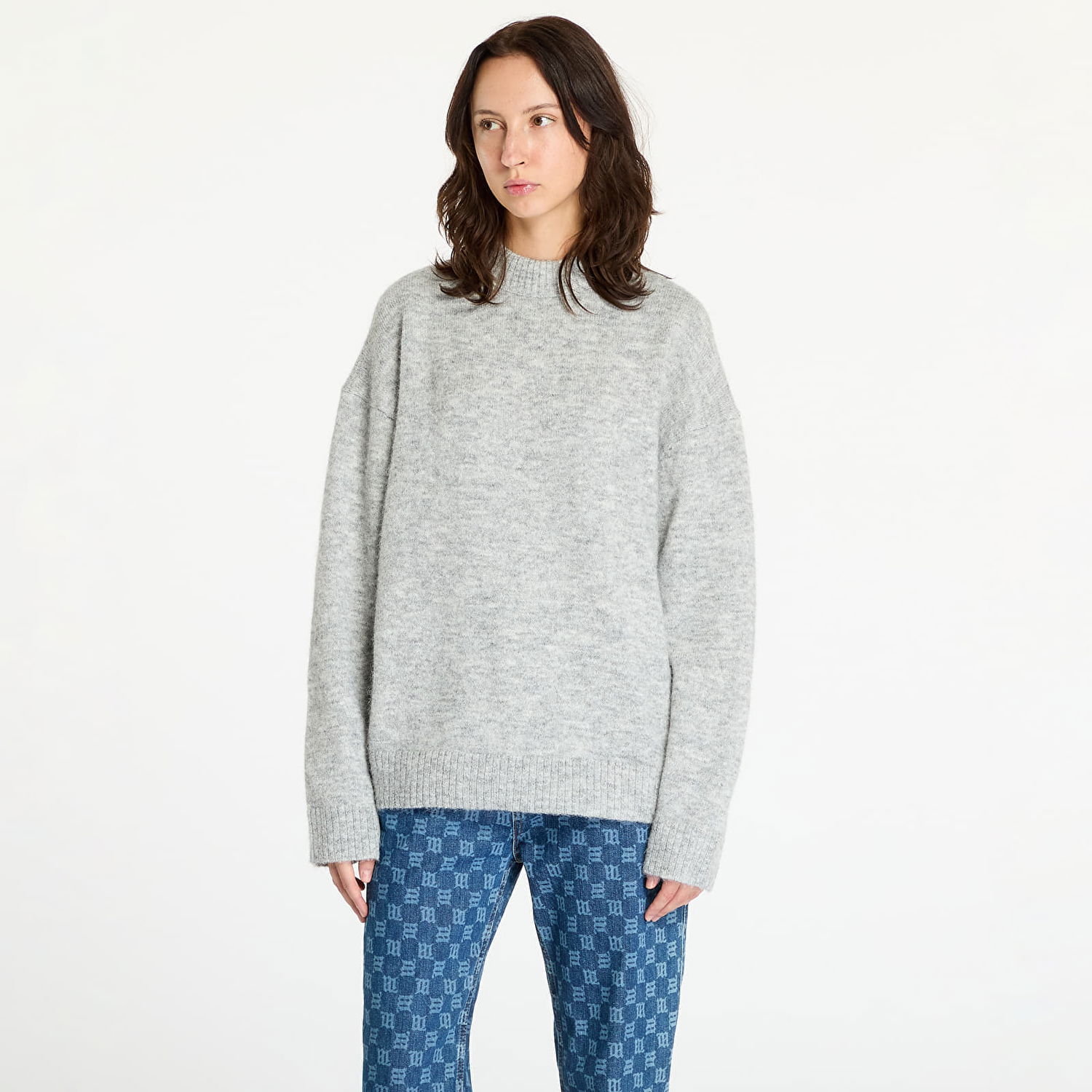 Pleteni pulover CALVIN KLEIN Textured Loose Sweater Gray Siva | J20J224636 P41, 0