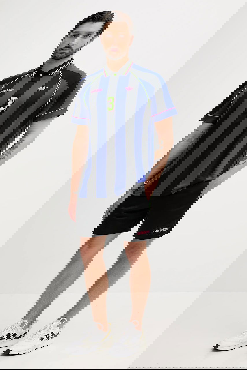 Dres adidas Performance Striped Soccer Jersey Modra | KD2307, 1