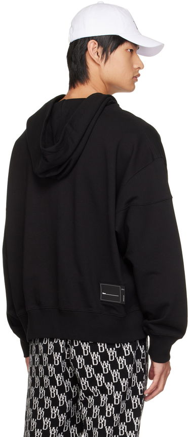 Pulover We11done We11done Signature Hoodie Črna | WD-TH3-22-867-U-BK, 2