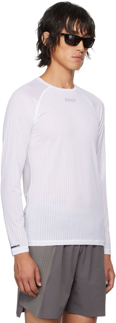 Majica Soar Running Soar Race Base Layer Long Sleeve T-Shirt Bela | SBL2M-W, 1