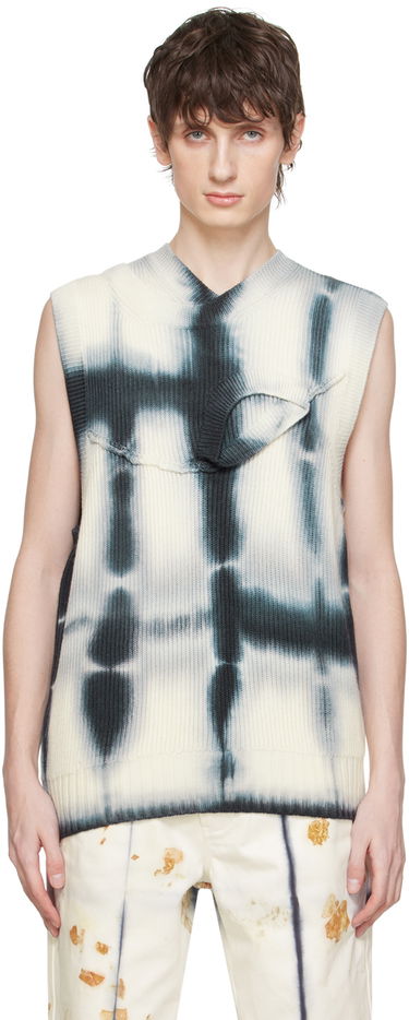 Pleteni pulover Feng Chen Wang Feng Chen Wang Layered Collar Vest Večbarvna | FMS17KT02, 0