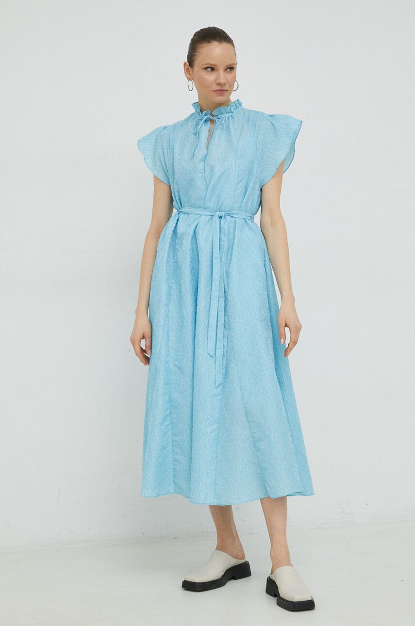 Obleke Samsoe Samsoe Karookh Dress Modra | F23100147, 0