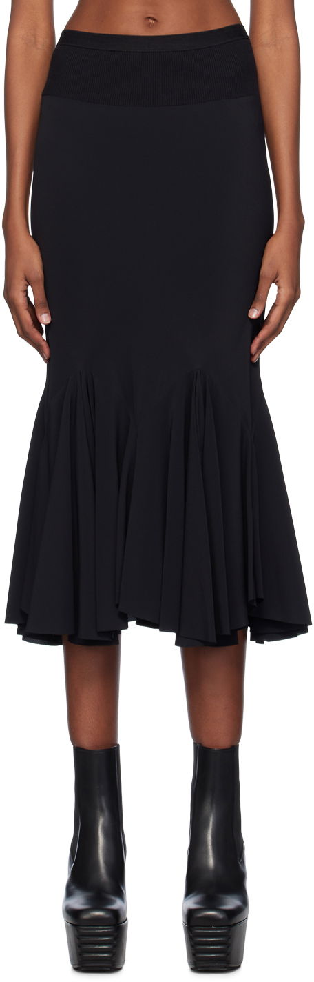 Krila Rick Owens Divine Midi Skirt Črna | RP01D2335 CC, 0