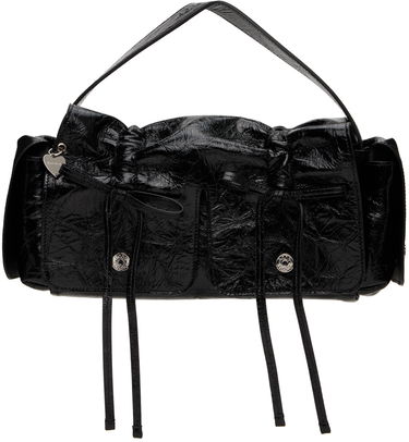 Nahrbtniki in torbe Acne Studios Black Multipocket Bag Črna | A10367-, 0