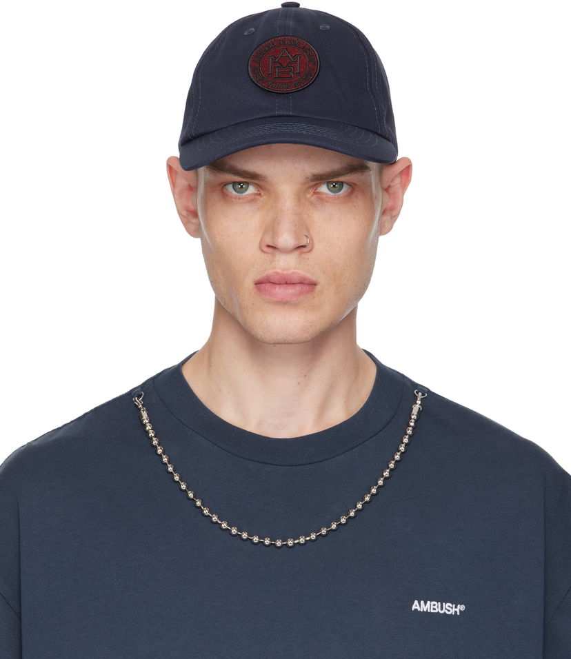 Kapa Ambush Circle Logo Baseball Cap Mornarica | BMLB002F24FAB0024628