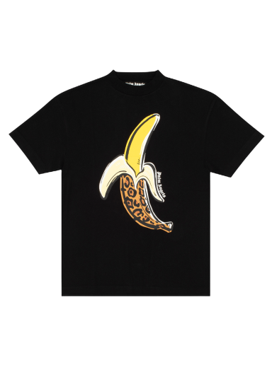 Majica Palm Angels Banana Classic Tee Črna | PMAA001F22JER0061018