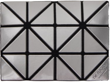 Denarnica BAO BAO ISSEY MIYAKE Geometric Pattern Card Case Wallet Kovinski | BB46AG711, 0