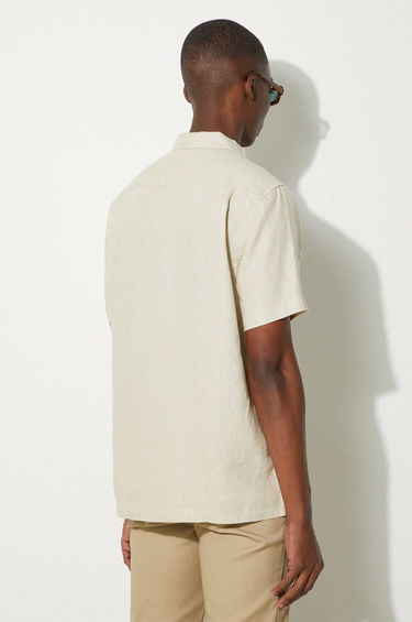 Srajce Samsoe Samsoe Samsoe Samsoe Saavan Regular Fit Linen Shirt Bež | M24100052, 2