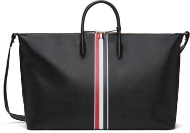 Potovalna torba Thom Browne Thom Browne Pebble Grain Duffle Bag Črna | UAG217A-00198, 0