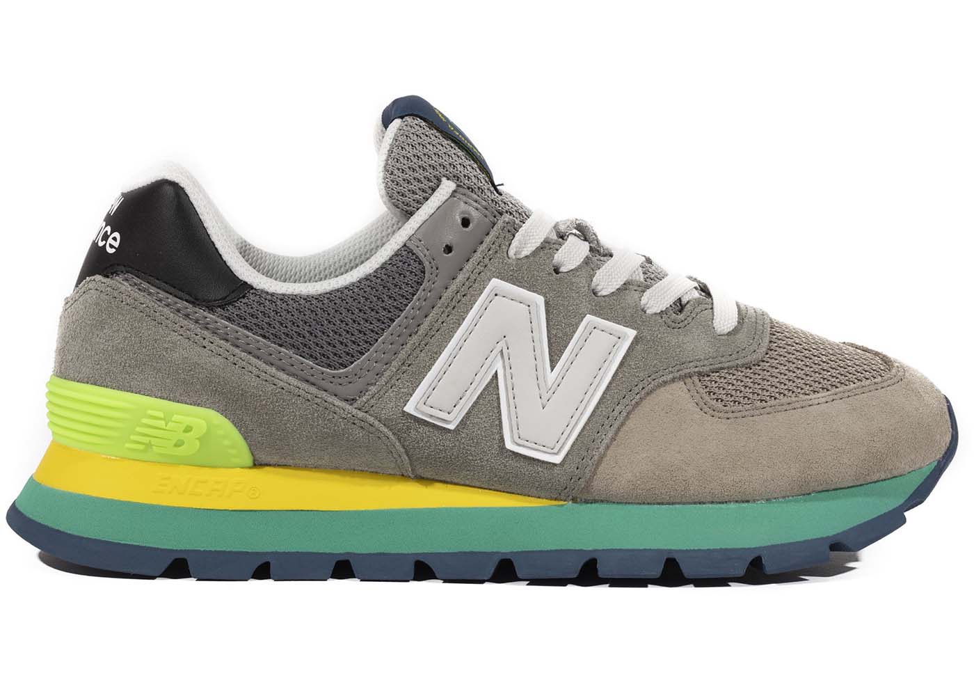Superge in čevlji New Balance 574 Rugged Grey Yellow Emerald Večbarvna | ML574DSJ, 0