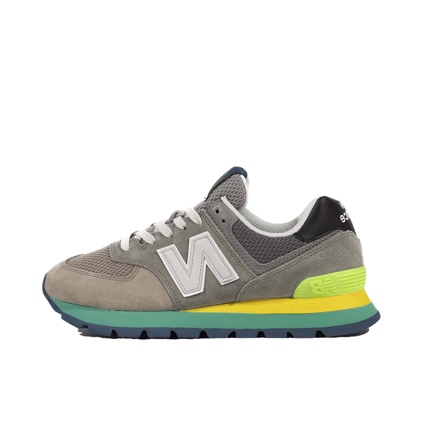 Superge in čevlji New Balance 574 Rugged Grey Yellow Emerald Večbarvna | ML574DSJ