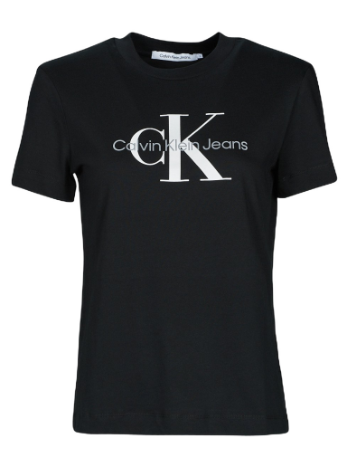 Majica CALVIN KLEIN CORE MONOGRAM REGULAR TEE Črna | J20J219142-BEH