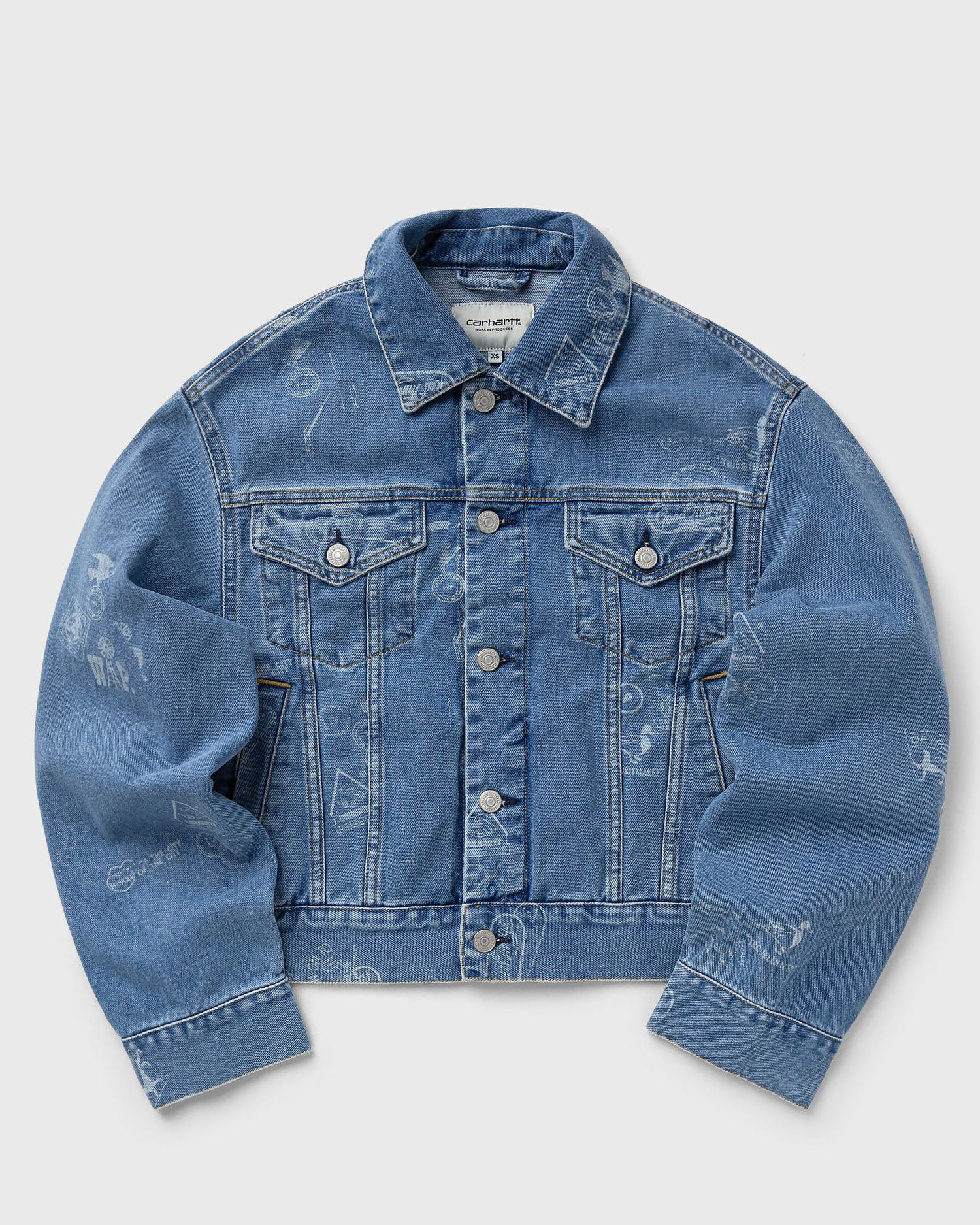 Jakna Carhartt WIP Stamp Jacket Modra | I033744-2LN.35, 0