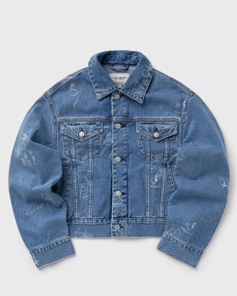 Jakna Carhartt WIP Stamp Jacket Modra | I033744-2LN.35