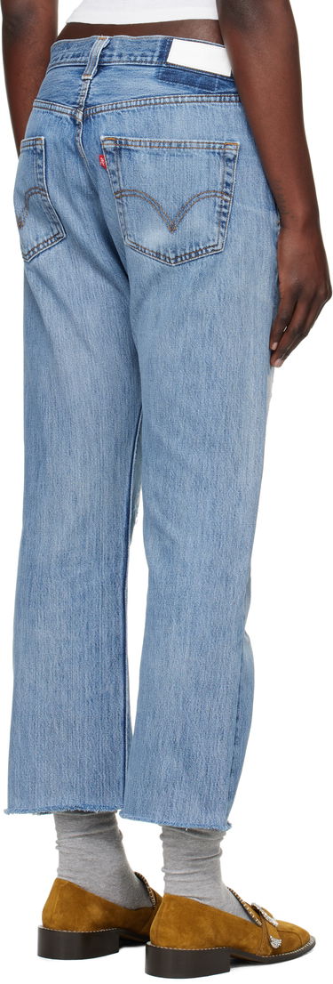 Kavbojke RE/DONE Re/Done Levi's Edition Boyfriend Jeans Modra | 1188BFJ, 2