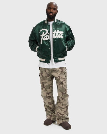 Bomber jakna Patta Satin Varsity Jacket with Script Logo Zelena | POC-AW25-5000-348-0016-201, 1