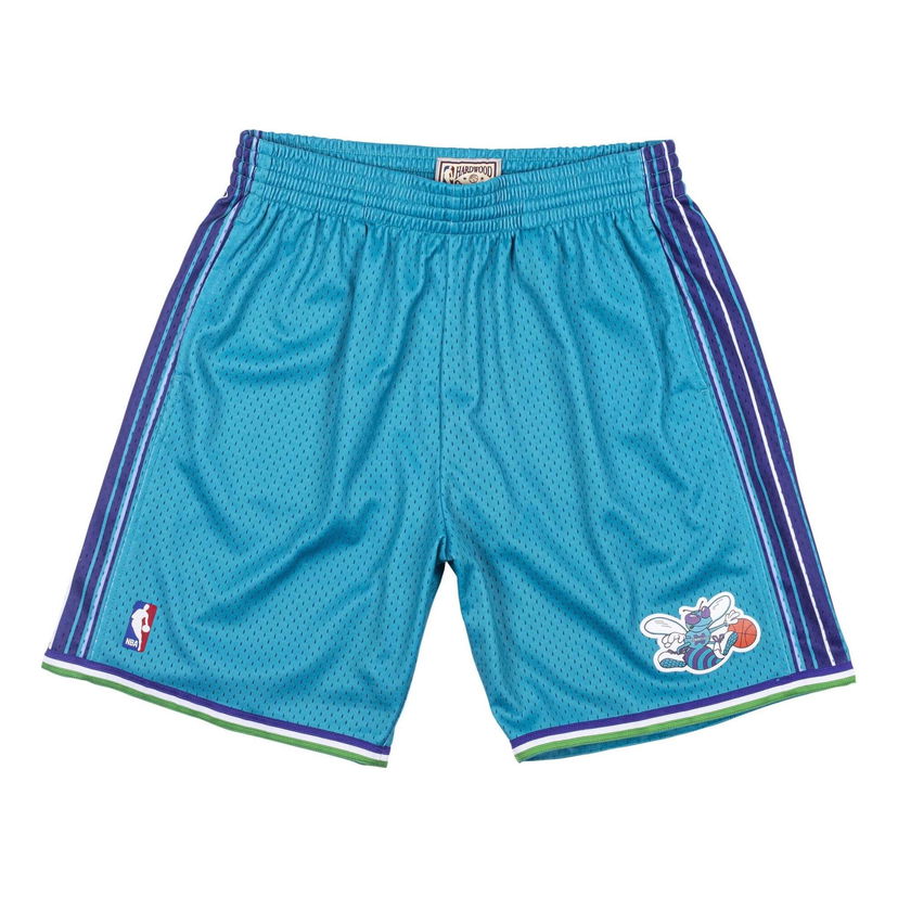 Kratke hlače Mitchell & Ness Mitchell & Ness NBA Swingman Charlotte Hornets Road Shorts Modra | SMSHGS18491-CHOTEAL99