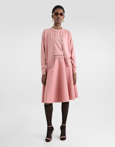 Krila Dolce & Gabbana Dolce & Gabbana Woolen Midi Circle Skirt Roza | F4C02TFU2L8F0473, 1