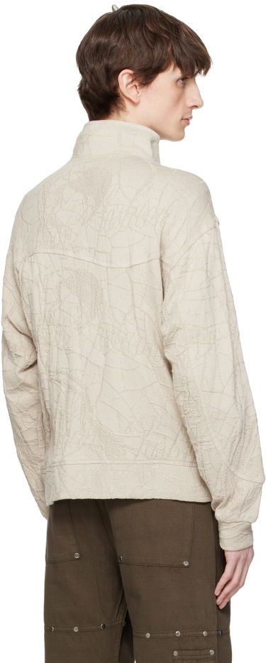 Pulover Serapis Serapis Knit Wave Track Jacket Bež | SS25_TJ_2, 2