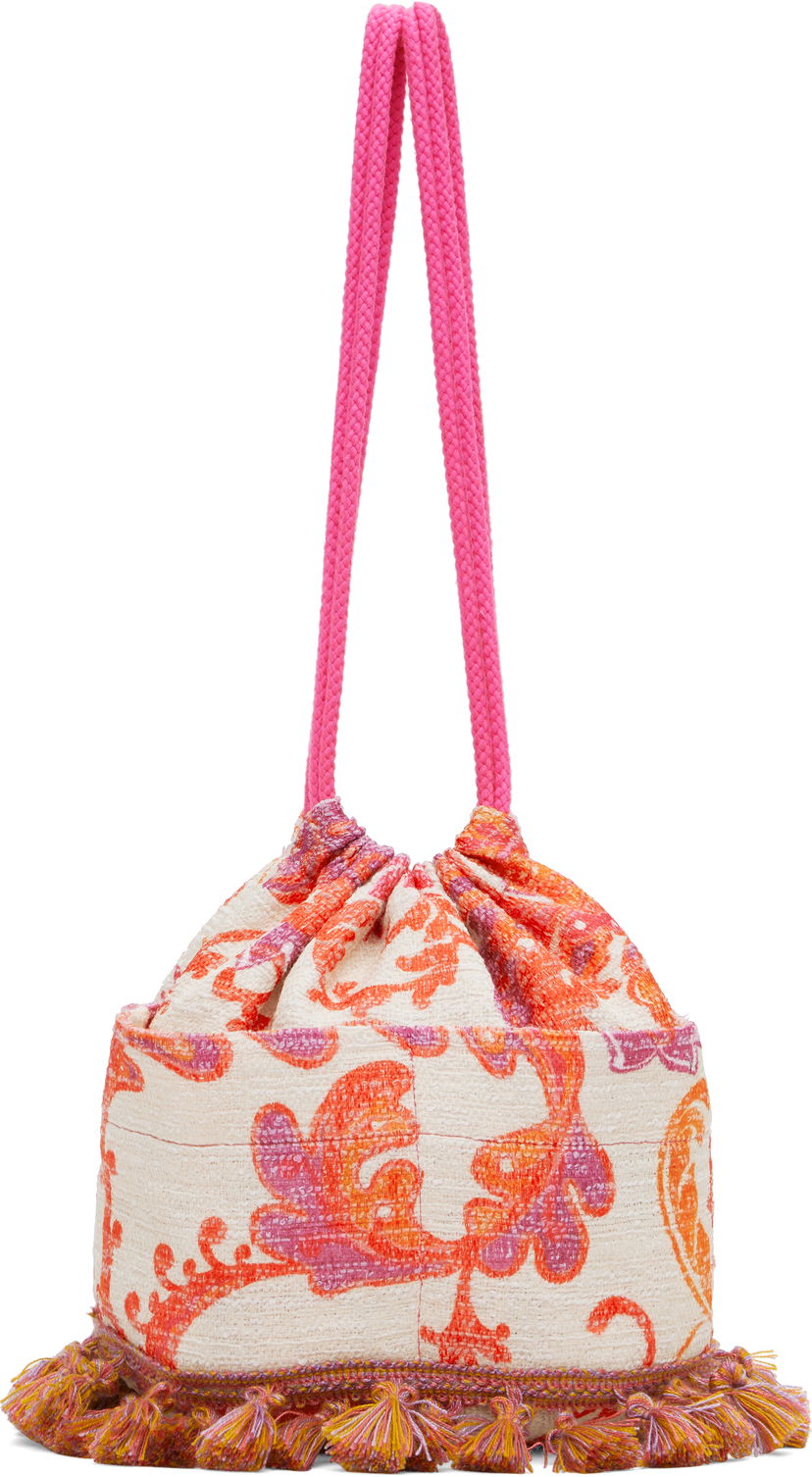 Torbica Anna Sui Anna Sui Arabesque Linen Tassel Crossbody Bag Večbarvna | 225H93