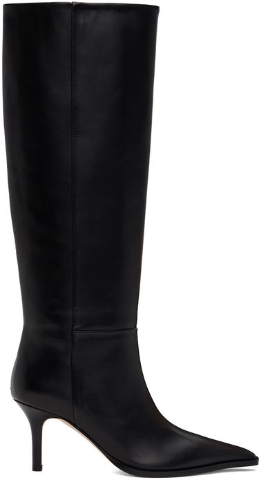 Oblačila Aeyde Aeyde Tula Leather Tall Boots Črna | A11-KB-TULP75ST95-FW24-800-001, 0