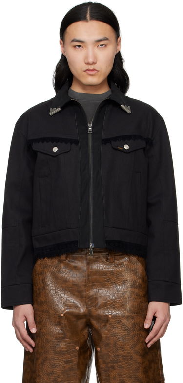 Jakna Andersson Bell Andersson Bell Cowboy Zip-Up Jacket Črna | awa680m, 0