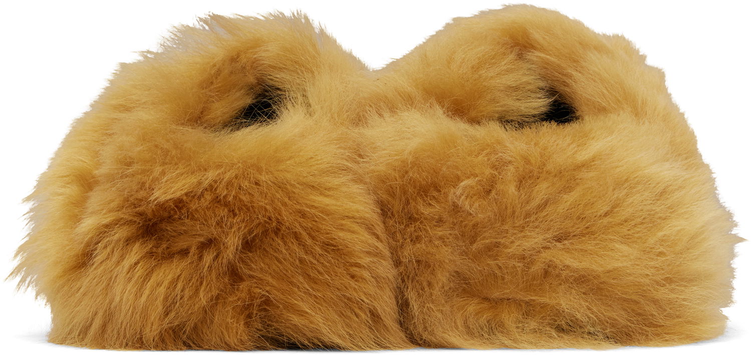 Oblačila The Attico Attico Mini Robin Sabot Slippers Rjava | 250WSH00855 LBT119AA, 1