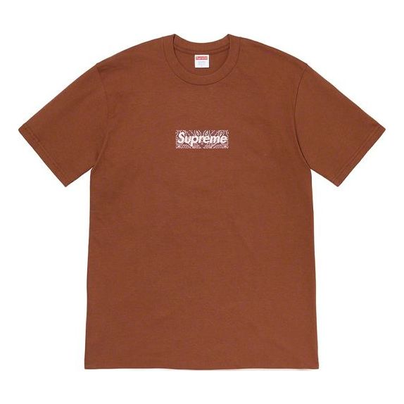Majica Supreme Bandana Box Logo Graphic T-Shirt Rjava | SUP-FW19-10906