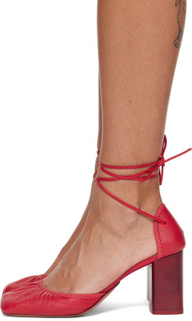 Modni dodatki LEMAIRE LEMAIRE Micro Ballerina Heels Rdeča | FO0167 LL0115, 2