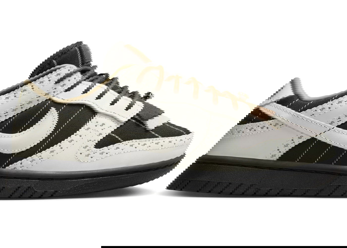Superge in čevlji Nike Dunk Low LX "Brogue Pinstripe" W Črna | FV3642-010, 1