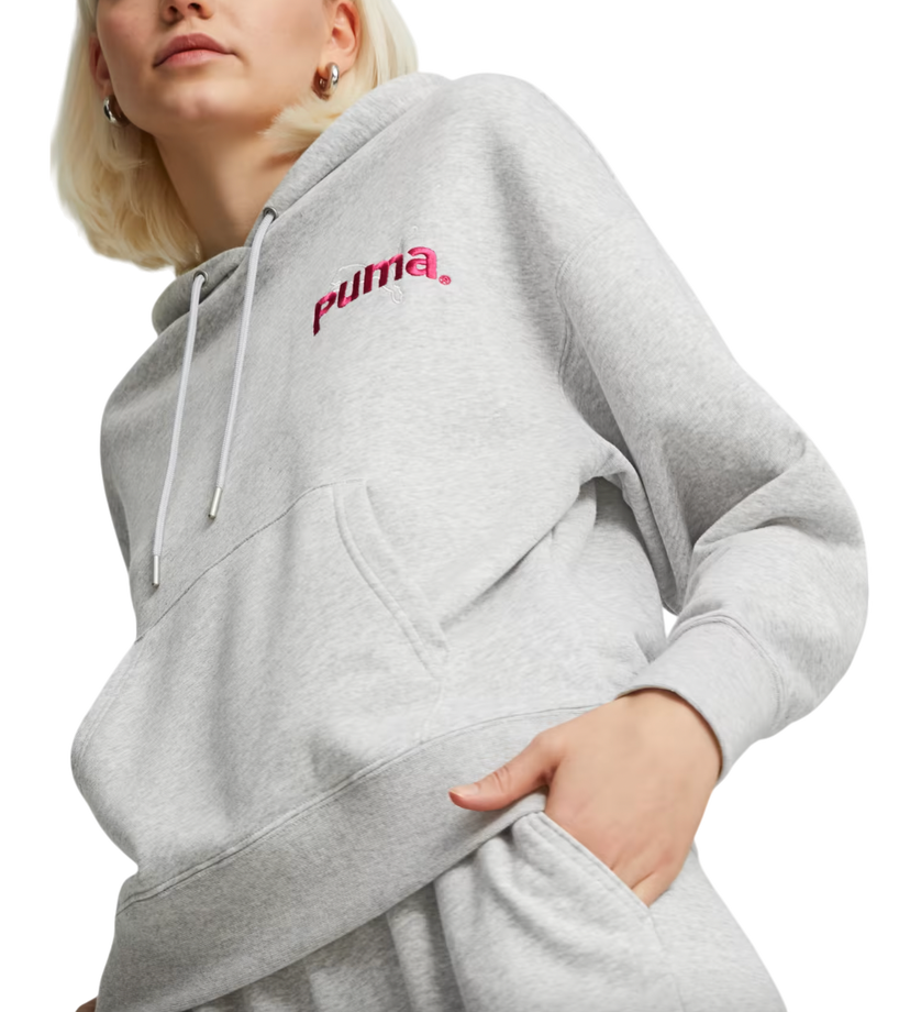 Pulover Puma Team Hoodie Siva | 538378-004