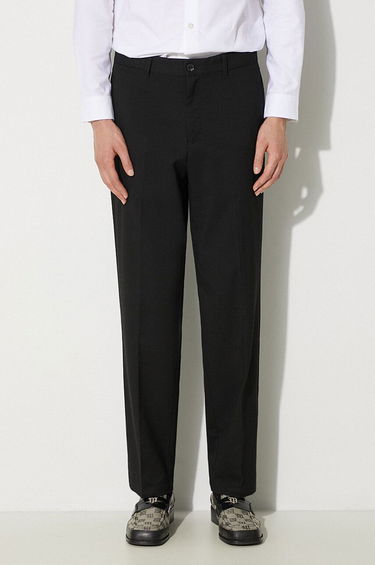 Hlače Samsoe Samsoe Samsoe Samsoe Straight Leg Pants Črna | M23900002, 0