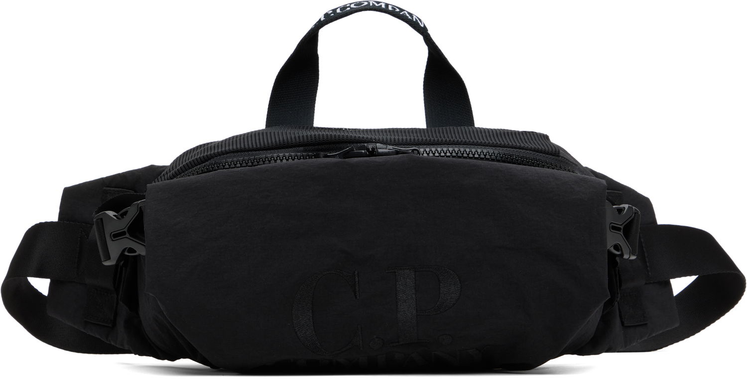 Torbice za okoli pasu C.P. Company C.P. Company Paper Touch Belt Bag Črna | 18CMAC298A-110188G, 0