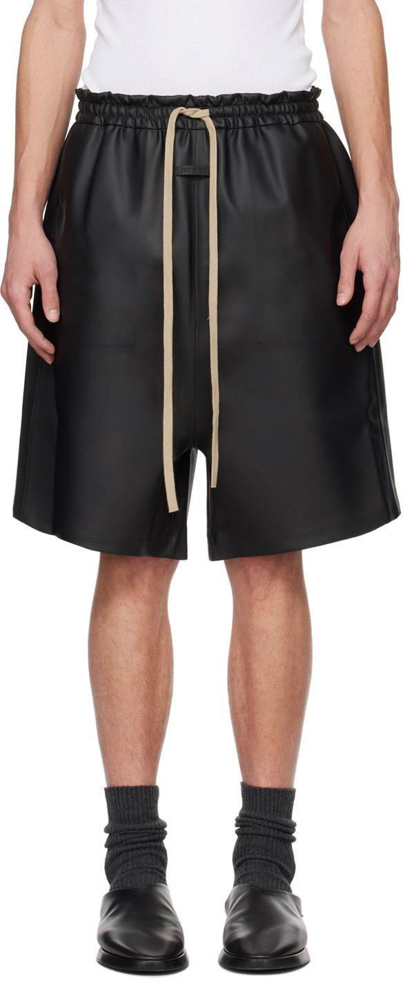 Kratke hlače Fear of God Black Relaxed Shorts Črna | FG840-3413RUB